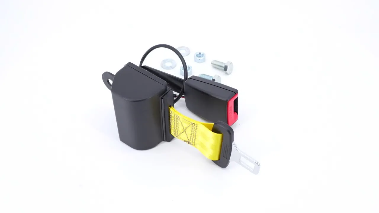 ON.150757S UnitedSeats ceinture 2 points ALR 15 cm jaune incl. contacteur de présence